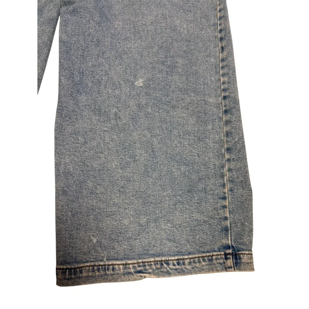 Ava & Viv Wide Leg Lighter Wash Denim Jeans Size 16 Womens Relaxed Fit Stretch - Picture 8 of 14